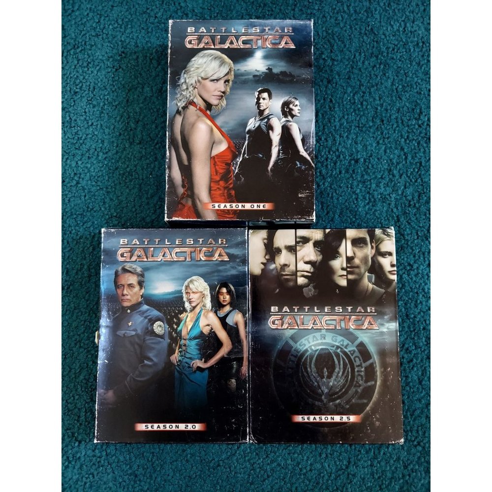 Battlestar Galactica Complete Season 1, 2, & 2.5 DVD Sci-Fi Fantasy TV Show